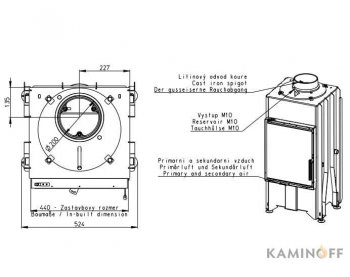 Камінна топка Romotop Dynamic 2G 44.55.01