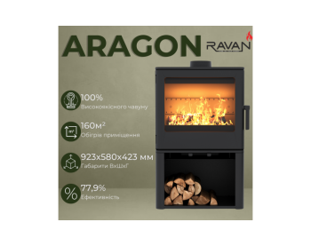 Піч-камін Ravan Aragon
