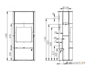 Конвекционная печь Romotop OVALIS 02 AKUM