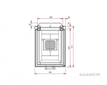 Конвекционная топка Schmid Ekko U 55(67)57 h