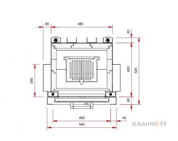 Конвекционная топка Schmid Lina 4557 h