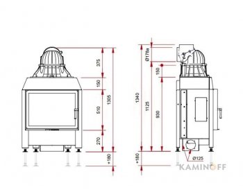 Конвекционная топка Schmid Lina 6751 s