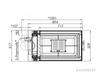 Конвекционная топка Spartherm Arte U-70 h