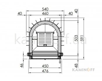 Конвекционная топка Spartherm Mini Z1 - 7 kW