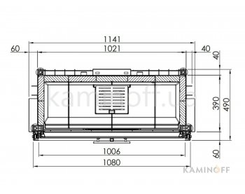 Конвекционная топка Spartherm Varia 1V 100h