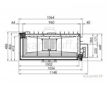 Конвекционная топка Spartherm Varia 2 RL-100h