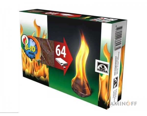 Разжигатель огня 64шт Hansa