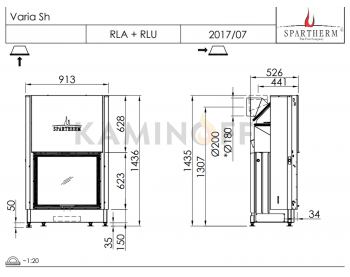 Камінна топка Spartherm Varia Sh