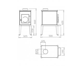 Конвекционная печь Dovre 100 CBS