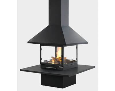 Дизайнерский камин Traforart Vulcano Central With close system