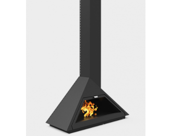 Дизайнерский камин Traforart Madrid Frontal Obliqua smoke outlet