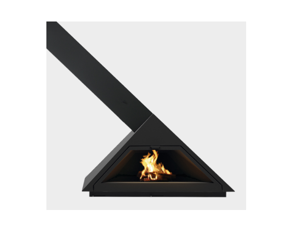 Дизайнерский камин Traforart Madrid Frontal vertical side smoke outlet