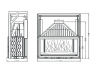 Конвекційна топка Dovre 1100 Grande Vision