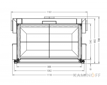 Конвекційна топка Spartherm Arte Xh-3S