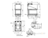 Конвекционная топка Gavryliv&Sons 85x50x85x54
