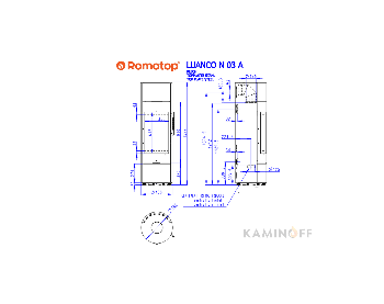 Печь-камин Romotop Luanco N 03 Akum