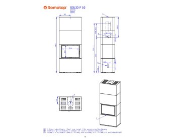 ROMOTOP SOLID F - кахельний дизайнерський камін
