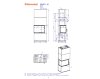 ROMOTOP SOLID L - кафельный камин с левым угловым стеклом