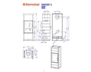ROMOTOP FANTASY 2 - кахельна піч