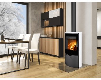 ROMOTOP SONE G 05 гладкая керамика - каминная печь