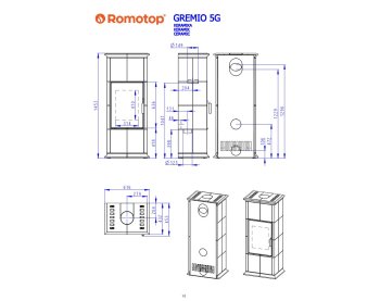 ROMOTOP GREMIO 5 - кафельная печь