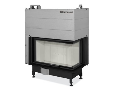 ROMOTOP HEAT R 3g L 81.51.40.24 - угловая каминная топка с гильотиной правая