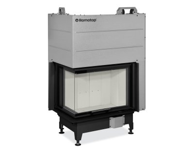 ROMOTOP HEAT L 3g L 65.51.40.24 - угловая левая каминная топка с гильотиной