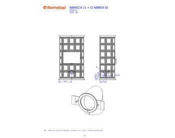 ROMOTOP BARACCA 11 - кафельный камин