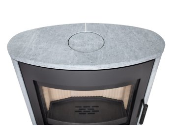 ROMOTOP STROMBOLI T 20 камень - поворотная каминная печь на ножке
