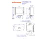 ROMOTOP STROMBOLI T 30 - стальная поворотная каминная печь на ножке