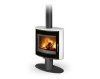 ROMOTOP STROMBOLI G T 10 керамика - поворотная каминная печь на ножке