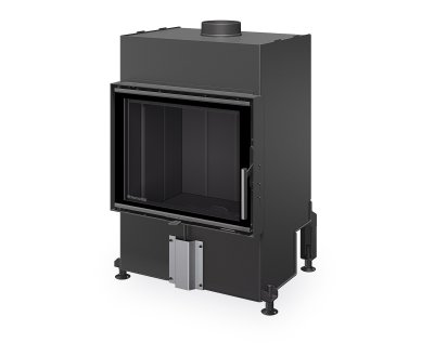 ROMOTOP HEAT 4g 59.50.06 - стальная каминная топка прямая (тёмная камера)