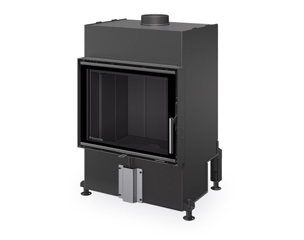 ROMOTOP HEAT 4g 59.50.06 - сталева камінна топка пряма (темна
