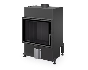 ROMOTOP HEAT 4g 59.50.06 - сталева камінна топка пряма (темна