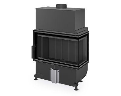 ROMOTOP HEAT R 4g S 70.44.33.26 - узкая угловая каминная топка (тёмная камера)