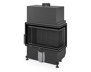 ROMOTOP HEAT R 4g S 70.44.33.26 - узкая угловая каминная топка (тёмная камера)