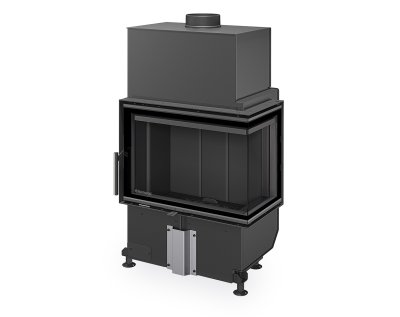 ROMOTOP HEAT R 4g S 60.44.33.26 - узкая угловая каминная топка (тёмная камера)