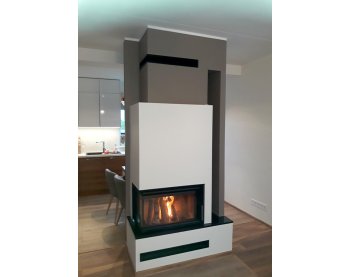 ROMOTOP HEAT R 4g S 60.44.33.26 - вузька кутова камінна топка