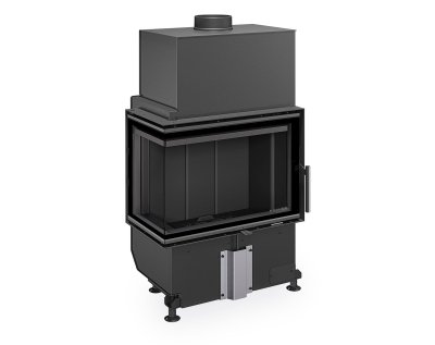 ROMOTOP HEAT L 4g S 60.44.33.26 - узкая угловая каминная топка (тёмная камера)