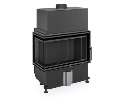 ROMOTOP HEAT L 4g S 70.44.33.26 - узкая угловая каминная топка (тёмная камера)