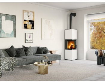 ROMOTOP HARMONY L HA 10 - кафельный аккумуляционный угловой камин