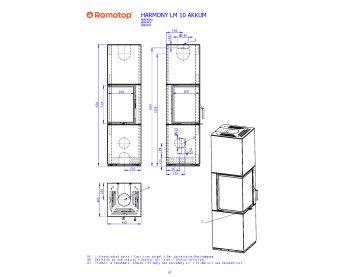 ROMOTOP HARMONY L HA 10 - кафельный аккумуляционный угловой камин