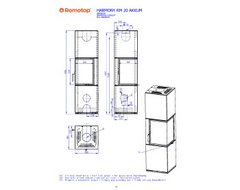 ROMOTOP HARMONY R HA 20 - аккумуляционный угловой камин в облицовке из камня