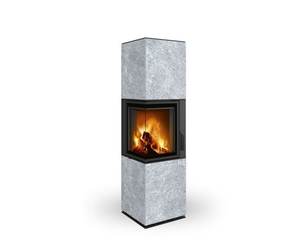 ROMOTOP HARMONY L HA 20 - аккумуляционный угловой камин в облицовке из камня