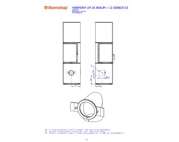 ROMOTOP HARMONY L HA 20 - аккумуляционный угловой камин в облицовке из камня