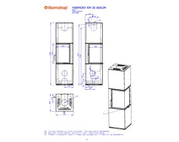 ROMOTOP HARMONY R HA 30 - стальной аккумуляционный угловой камин