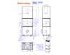 ROMOTOP LERA C GH 62 - дизайнерский камин в облицовке Thermaline