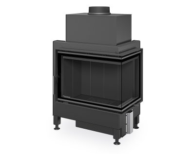 ROMOTOP HEAT R 4g S 65.51.40.26 - стальная угловая каминная топка (тёмная камера)