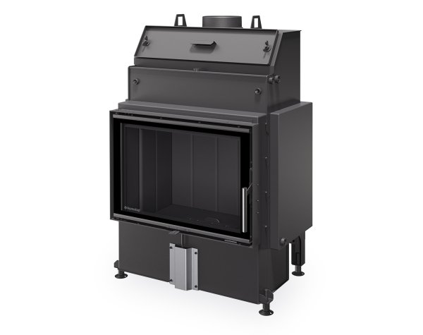 ROMOTOP HEAT W 4g 70.50.06 - каминная топка с водяным теплообменником (тёмная камера)