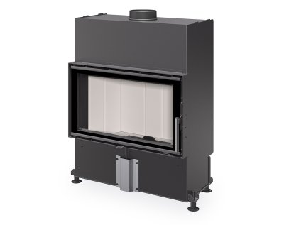 ROMOTOP HEAT 4g 70.44.14 - узкая стальная каминная топка
